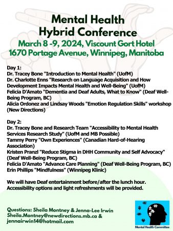 Mental Health Hybrid Conference